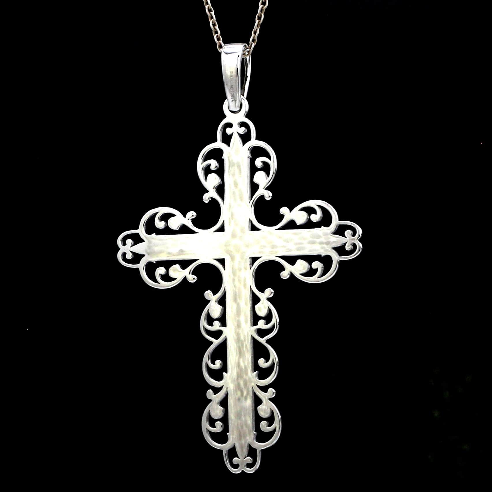 Jewelove™ Pendants Designer Platinum Cross Pendant JL PT P 243-B