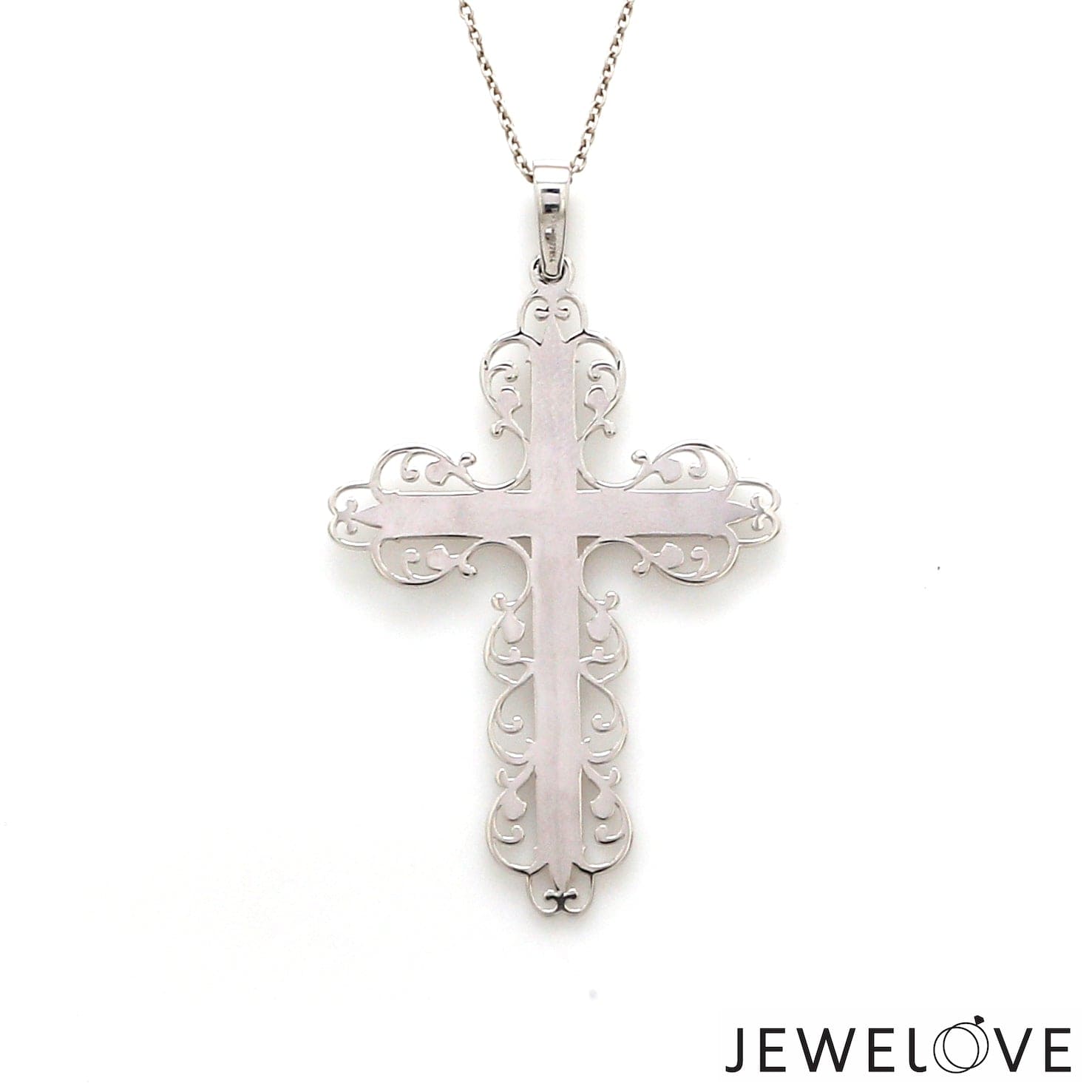 Jewelove™ Pendants Designer Platinum Cross Pendant JL PT P 243-B