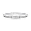 Jewelove™ Bangles & Bracelets Single / SI IJ Designer Platinum Diamond Bangle JL PTB 757