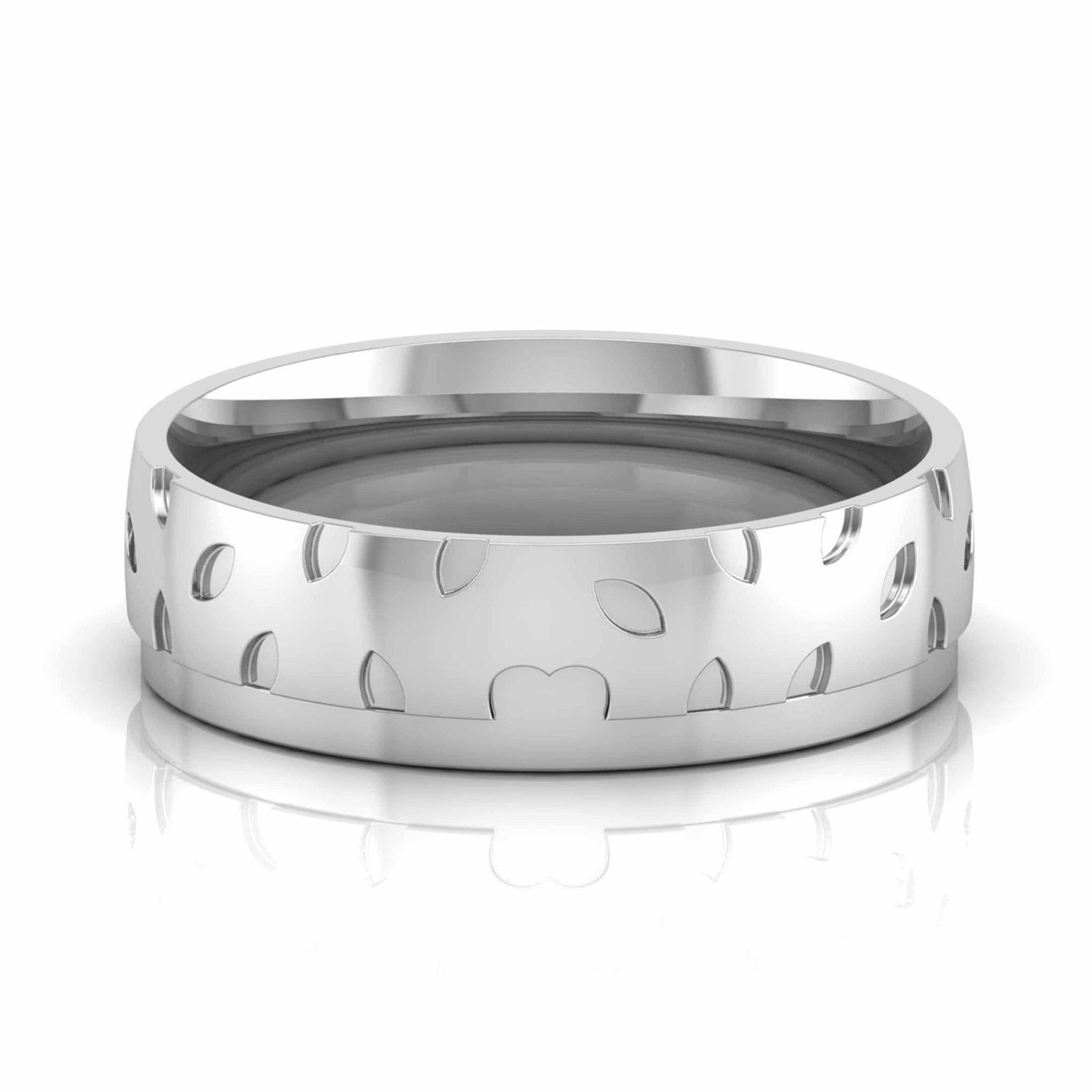 Jewelove™ Rings Designer Platinum Diamond Couple Ring JL PT CB 89