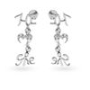 Jewelove™ Earrings Designer Platinum Diamond Heart Earrings for Women  JL PT E LC835