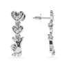 Jewelove™ Earrings Designer Platinum Diamond Heart Earrings for Women JL PT E LC838