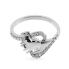 Jewelove™ Rings Designer Platinum Diamond Heart Ring for Women JL PT LC864