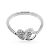 Jewelove™ Rings Designer Platinum Diamond Heart Ring for Women JL PT LC884