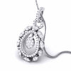 Jewelove™ Pendants & Earrings Designer Platinum Diamond Pendant Set JL PT P 28