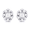 Jewelove™ Pendants & Earrings only Earrings Designer Platinum Diamond Pendant Set JL PT P 28