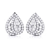 Jewelove™ Pendants & Earrings only Earrings Designer Platinum Diamond Pendant Set JL PT P 3
