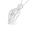 Jewelove™ Pendants & Earrings Designer Platinum Diamond Pendant Set JL PT P NL 8479