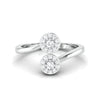 Jewelove™ Rings Designer Platinum Diamond Ring for Women JL PT 971