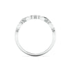 Jewelove™ Rings Designer Platinum Diamond Ring with Infinity Loops for Women JL PT 973