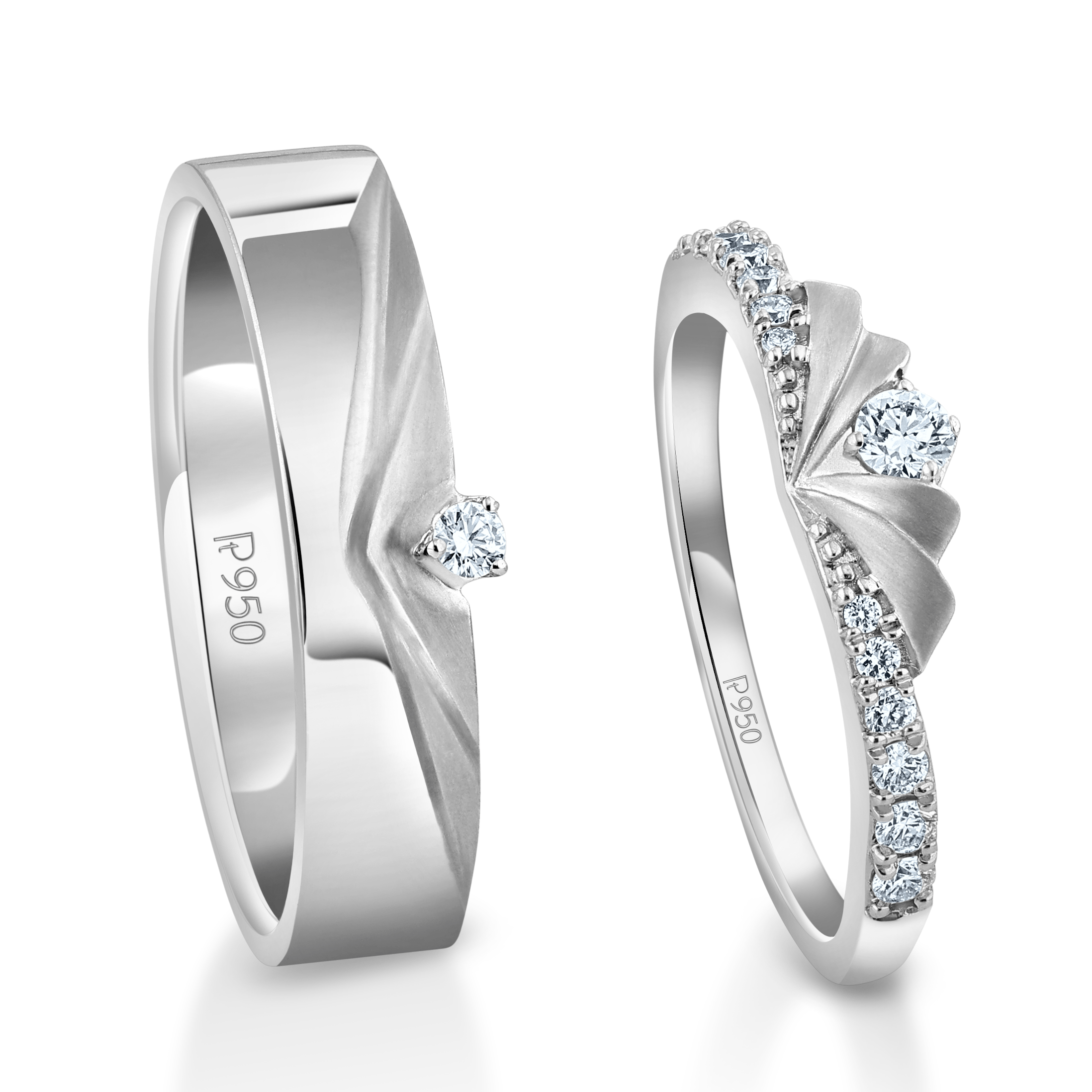 Png platinum 2025 couple rings