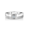 Jewelove™ Rings Designer Platinum Diamonds Rings for Couple JL PT 1262