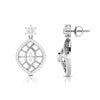Jewelove™ Earrings Designer Platinum Earrings with Diamonds JL PT E NK-63