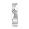 Jewelove™ Rings Designer Platinum Love Bands Diamonds Couple Rings JL PT 1265