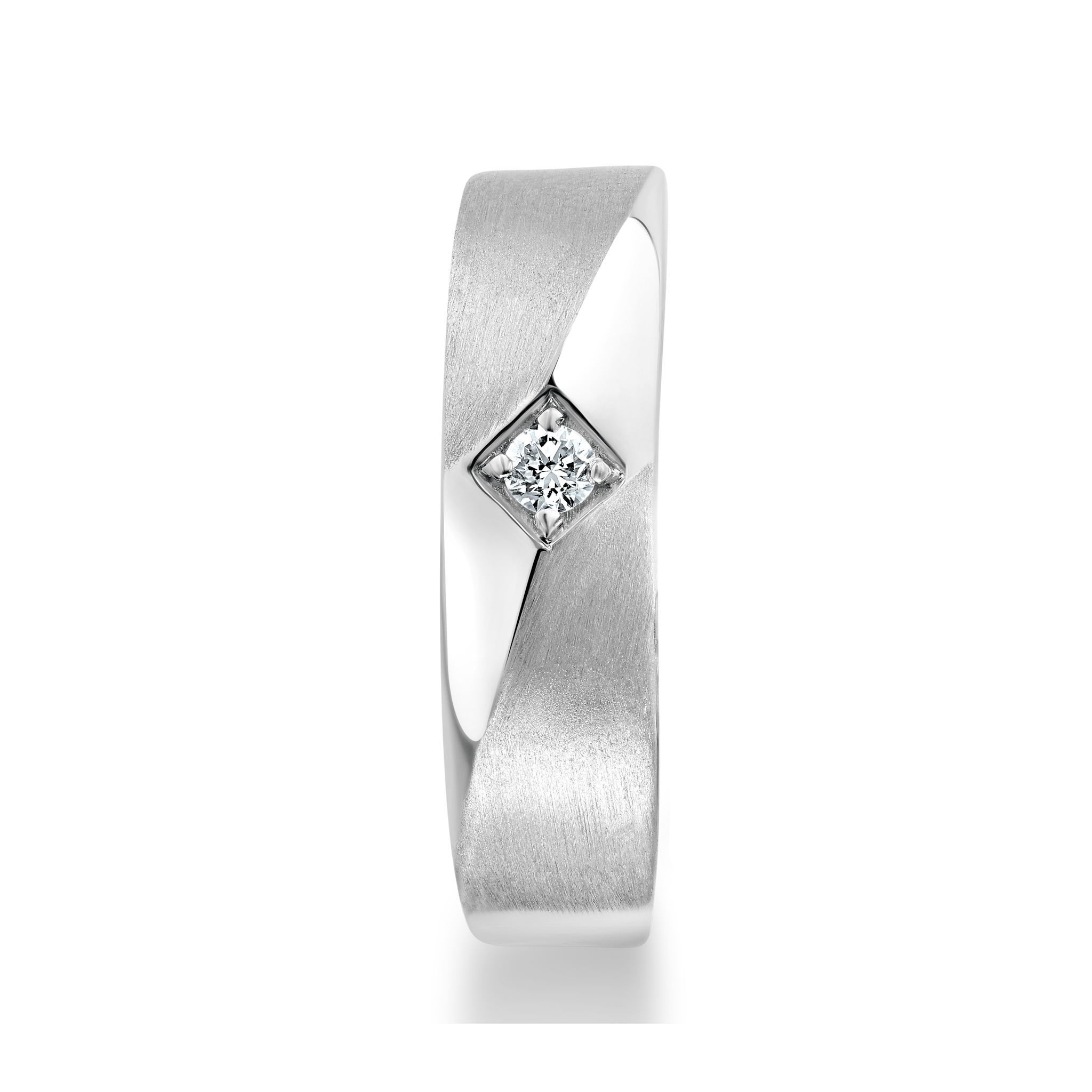 Jewelove™ Rings Men's Band only Designer Platinum Love Bands Diamonds Couple Rings JL PT 1265