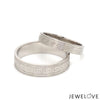 Jewelove™ Rings Designer Platinum Love Bands JL PT 1323