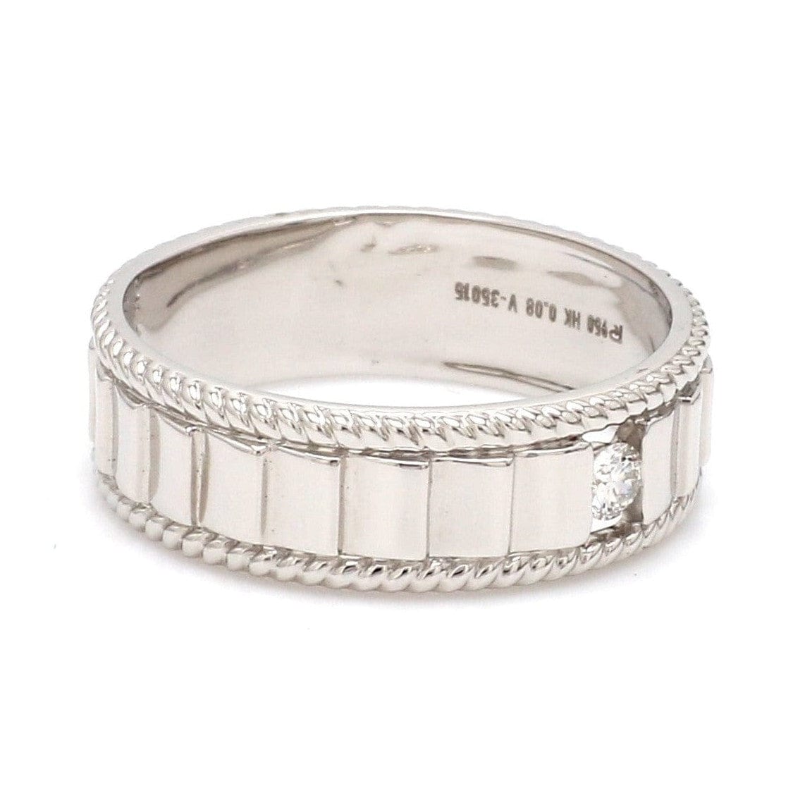 Jewelove™ Rings Designer Platinum Love Bands JL PT 927