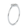 Jewelove™ Rings SI IJ / Women's Band only Designer Platinum Marqusie Cut & Round Brilliant Cut Diamond Ring JL PT 0661