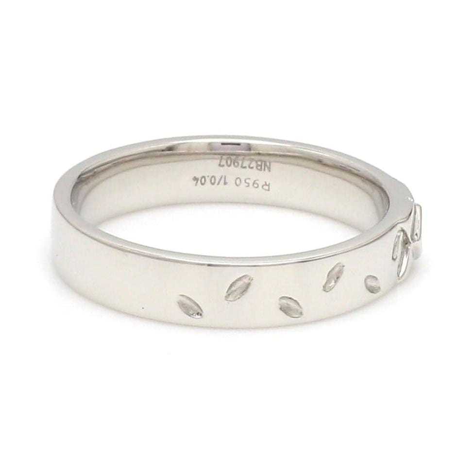 Jewelove™ Rings Designer Platinum  Princess Diamond Cut Couple Ring JL PT CB 87