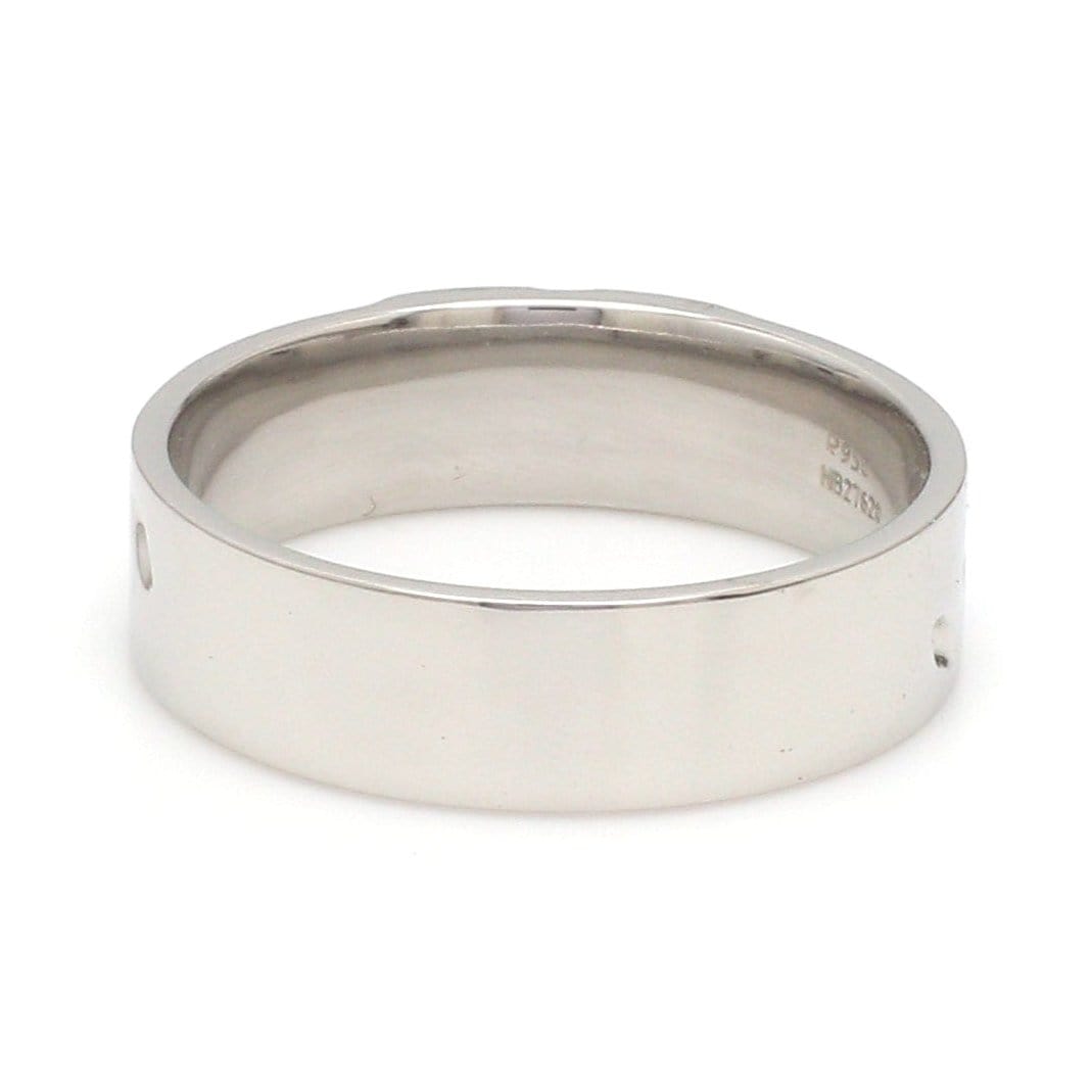 Jewelove™ Rings Designer Platinum  Princess Diamond Cut Couple Ring JL PT CB 87