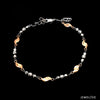 Jewelove™ Bangles & Bracelets Designer Platinum & Rose gold Bracelet with Diamond Cut Balls JL PTB 1214