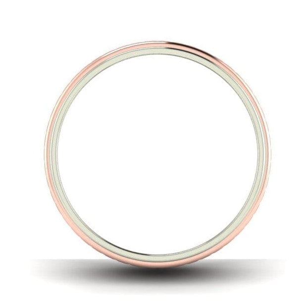 Jewelove™ Rings Designer Platinum & Rose Gold Couple Rings JL PT 638