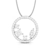 Jewelove™ Pendants & Earrings Pendant only Designer Platinum with Diamond Solitaire Pendant Set for Women JL PT PE 84A