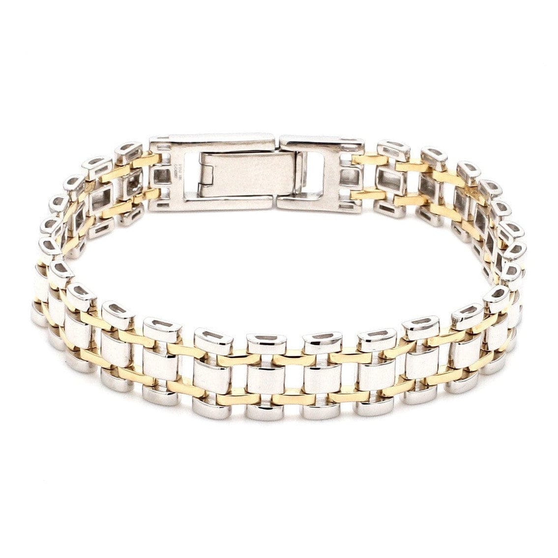 Designer Platinum Yellow Gold Bracelet for Men JL PTB 777