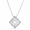 Jewelove™ Pendants SI IJ Diamond Platinum Pendant for Women with a Heart JL PT P 218