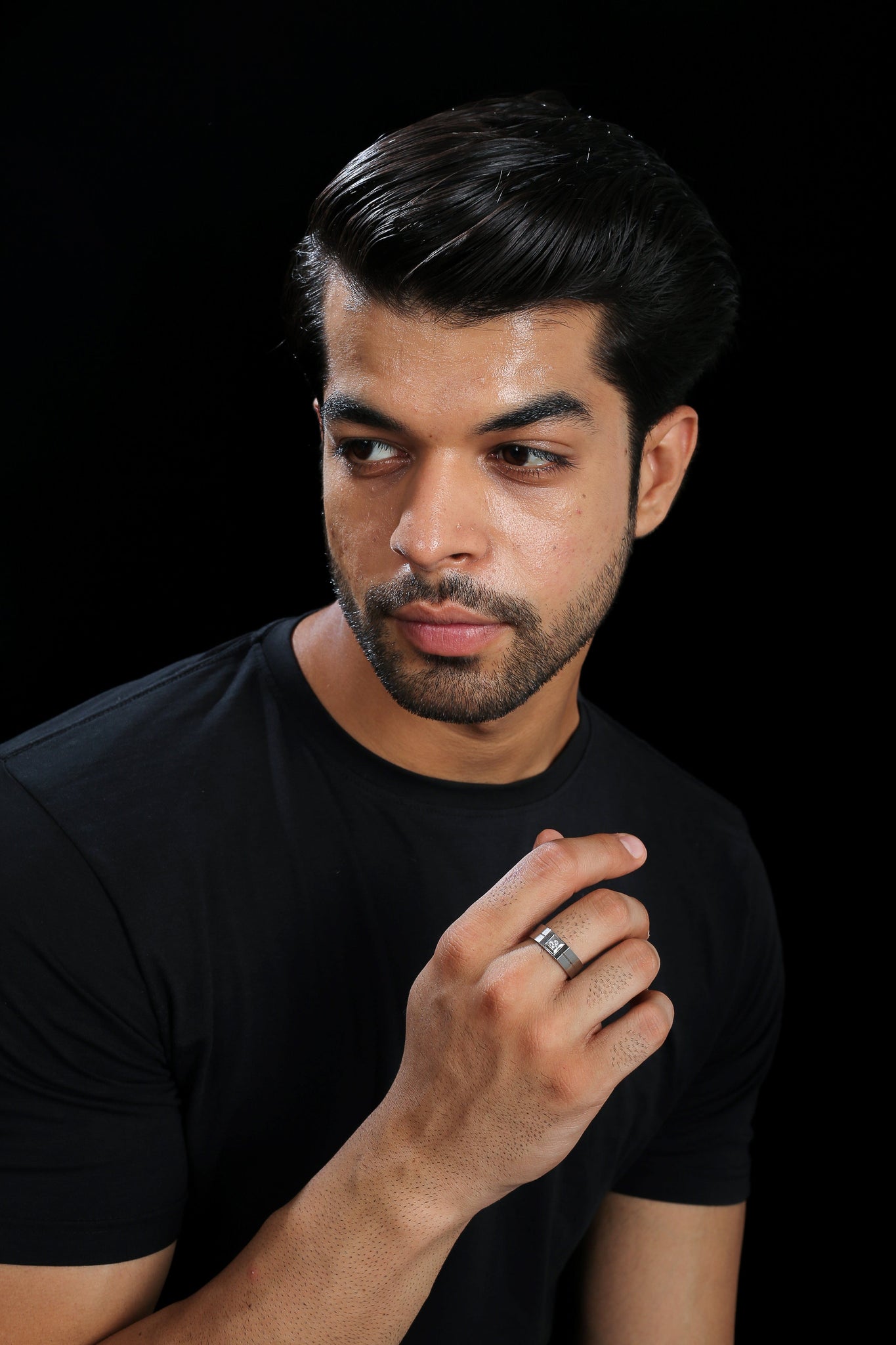 Jewelove™ Rings Diamond Platinum Ring for Men JL PT 1110