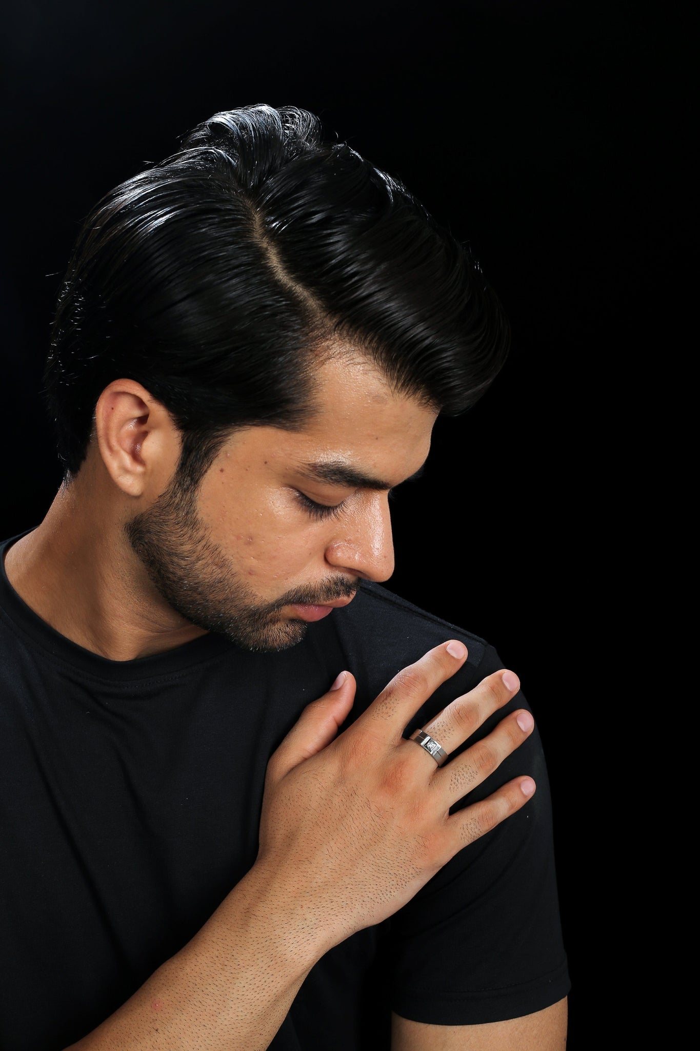 Jewelove™ Rings Diamond Platinum Ring for Men JL PT 1110