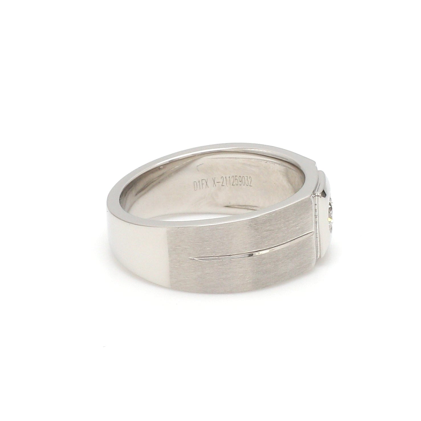 Jewelove™ Rings Diamond Platinum Ring for Men JL PT 1110