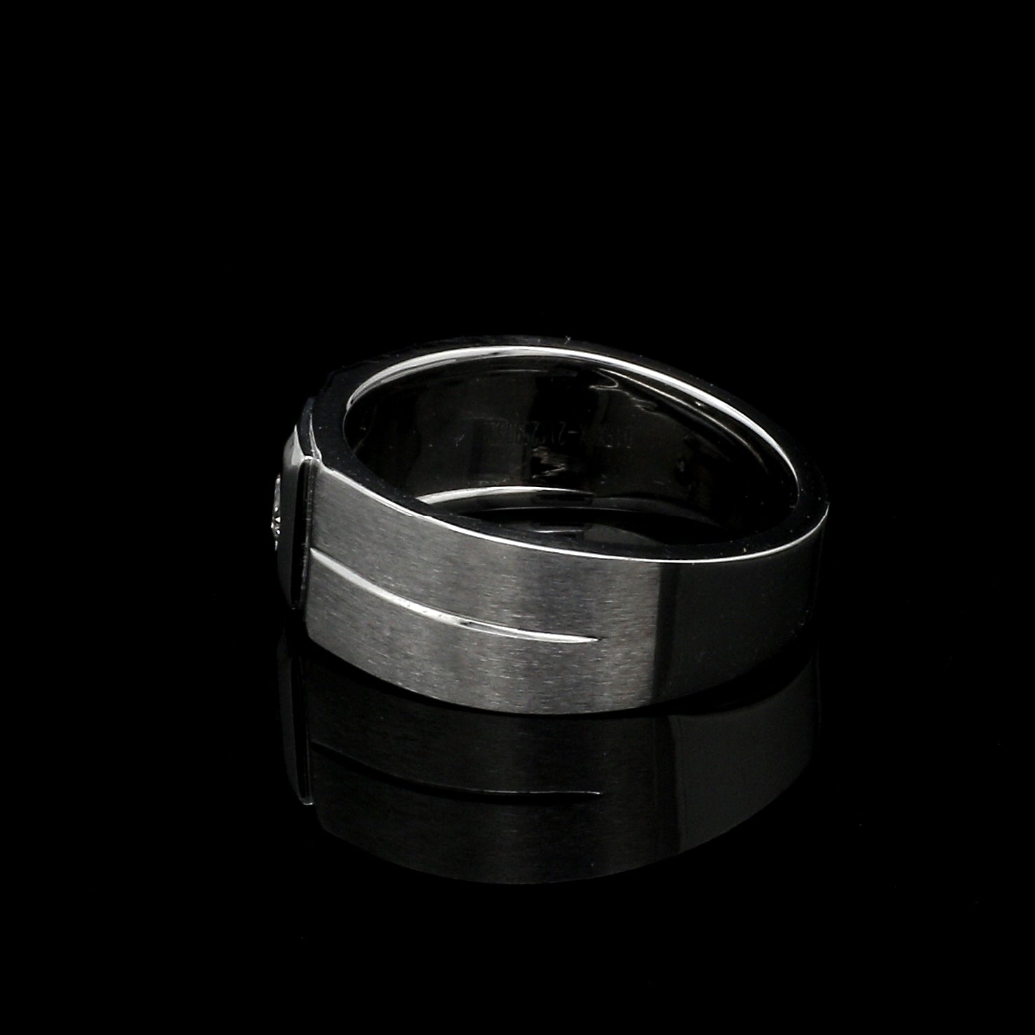 Jewelove™ Rings Diamond Platinum Ring for Men JL PT 1110