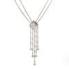 Jewelove™ Pendants & Earrings Elegant Platinum Evara Diamond Necklace & Earrings with Diamonds for Women JL PTN 717