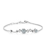 Jewelove™ Bangles & Bracelets Evara Platinum Diamond Bracelet for Women JL PTB 1265