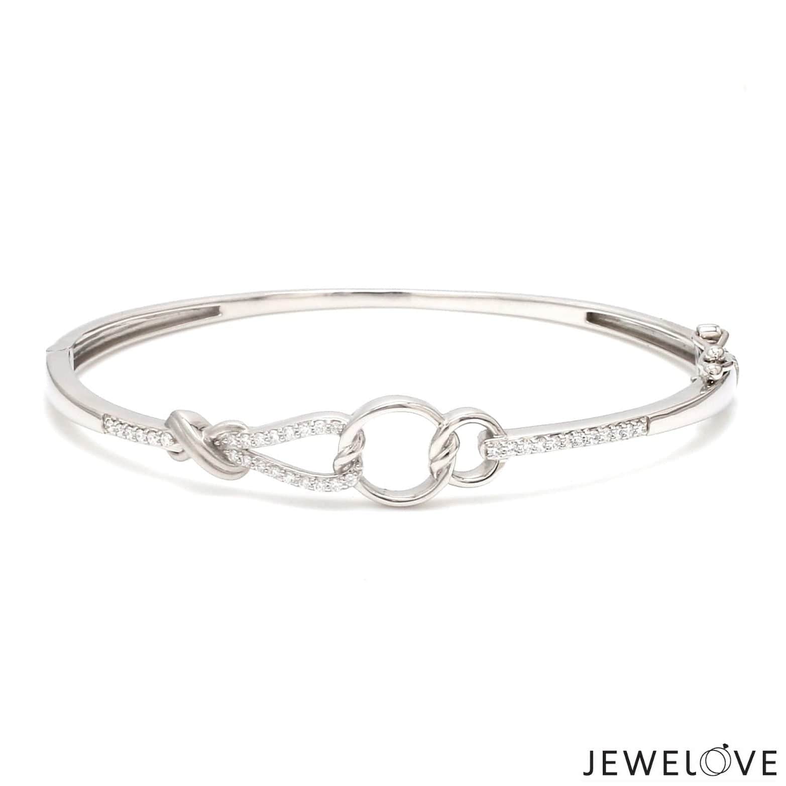Evara Platinum Diamond Bracelet for Women JL PTB 798 – Jewelove™