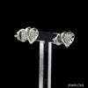 Jewelove™ Pendants & Earrings Evara Platinum Diamond Heart Pendant Set JL PT P E 326