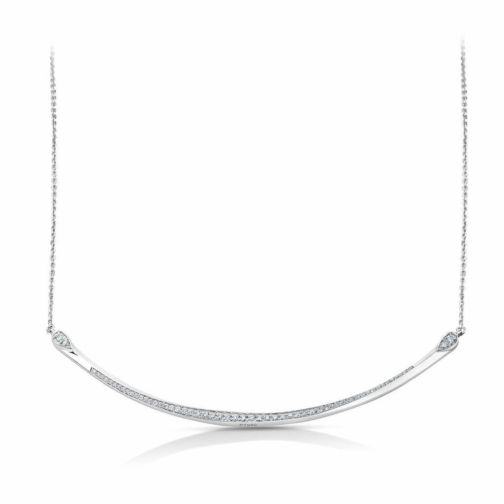 Jewelove™ Pendants SI IJ Evara Platinum Diamond Pendant for Women JL PT P 237