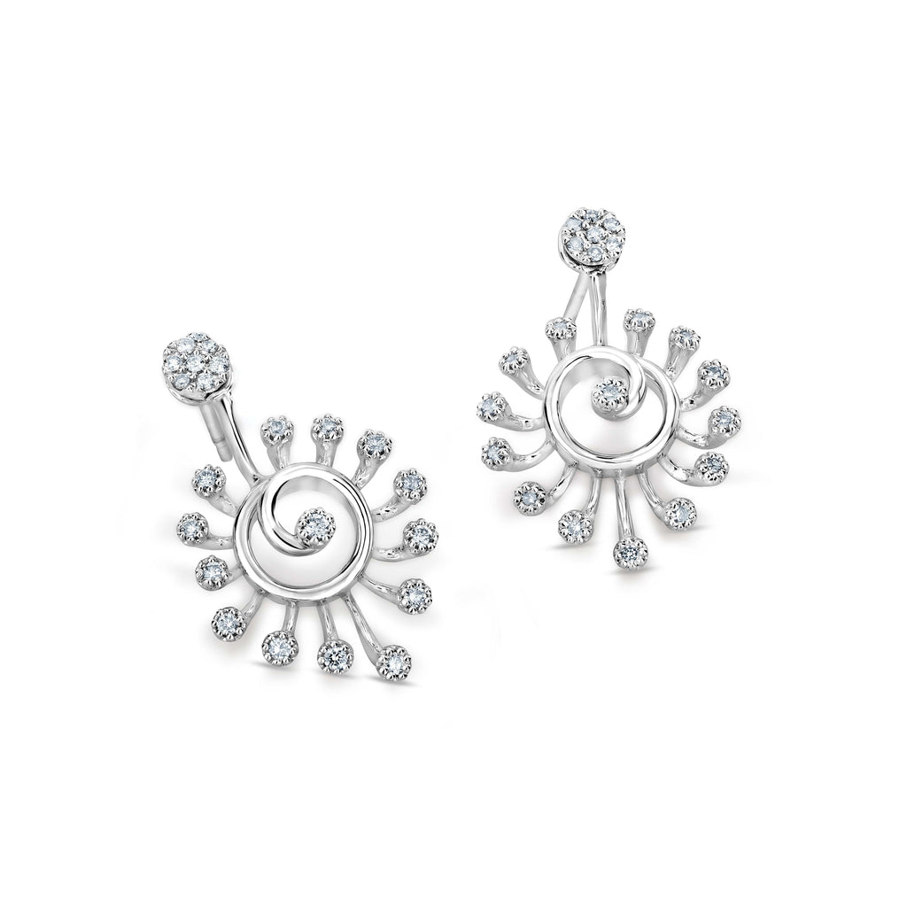 Jewelove™ Earrings SI IJ Evara Platinum Diamonds Earrings for Women JL PT E 230