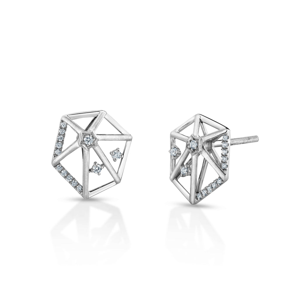 Jewelove™ Earrings SI IJ Evara Platinum Diamonds Earrings for Women JL PT E 233