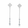 Jewelove™ Earrings SI IJ Evara Platinum Diamonds Earrings for Women JL PT E 276