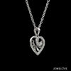 Jewelove™ Pendants Evara Platinum Diamonds Heart Pendant JL PT P 328