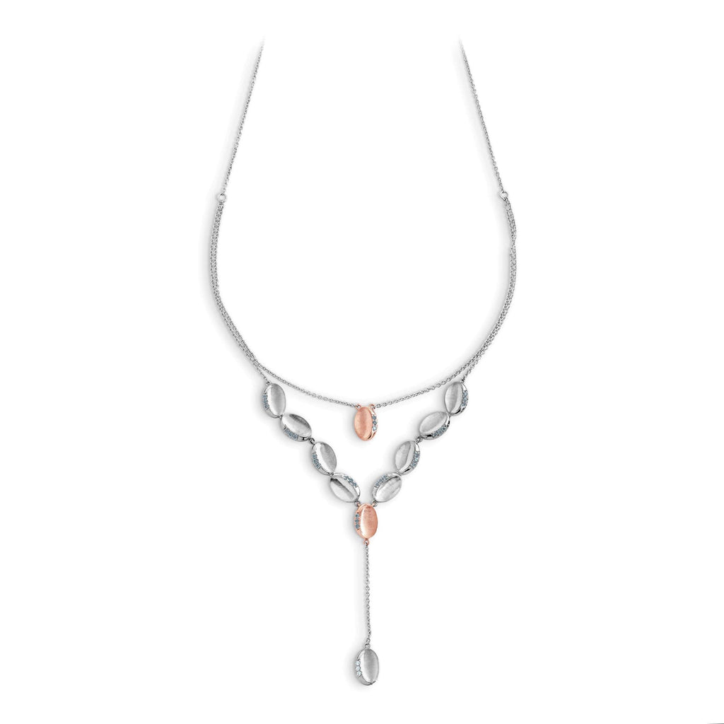 Jewelove™ Chains Evara Platinum Rose Gold Diamond Necklace Chain JL PT CH 207