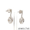 Jewelove™ Earrings Evara Platinum Rose Gold Diamonds Earrings for Women JL PT E 267