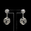 Jewelove™ Earrings Evara Platinum Rose Gold Diamonds Earrings for Women JL PT E 267