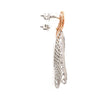 Jewelove™ Earrings Evara Platinum Rose Gold Diamonds Earrings for Women JL PT E 311