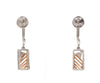 Jewelove™ Earrings Evara Platinum Rose Gold Diamonds Earrings for Women JL PT E 314