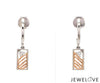 Jewelove™ Earrings Evara Platinum Rose Gold Diamonds Earrings for Women JL PT E 314