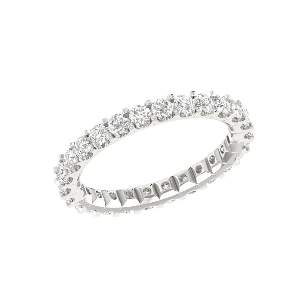 Jewelove™ Rings Full Eternity Platinum Diamond Wedding Ring for Women JL PT RD RN 9279