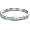 Jewelove™ Rings SI IJ / Women’s Band only Half Eternity Platinum Wedding Band with Pave Setting Diamonds JL PT 678